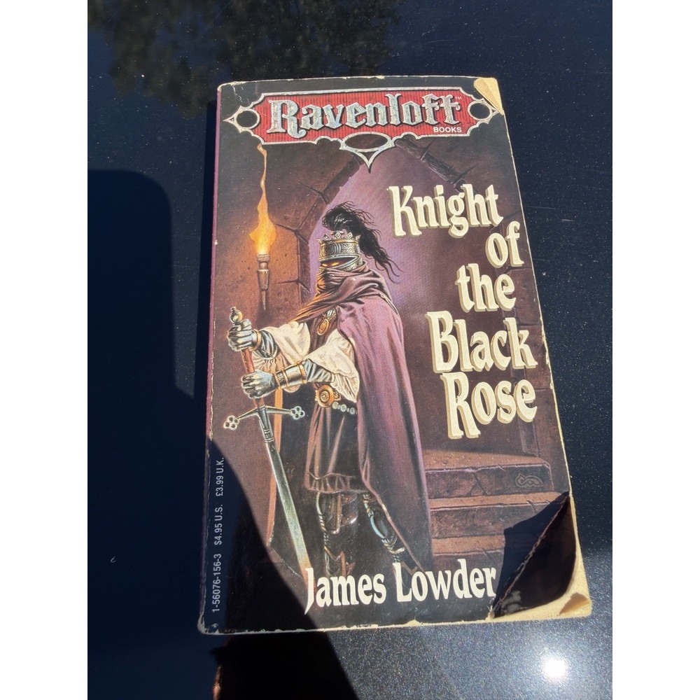 Ravenloft Knight of the Black Rose James Lower Vintage Paperback D&D Fantasy